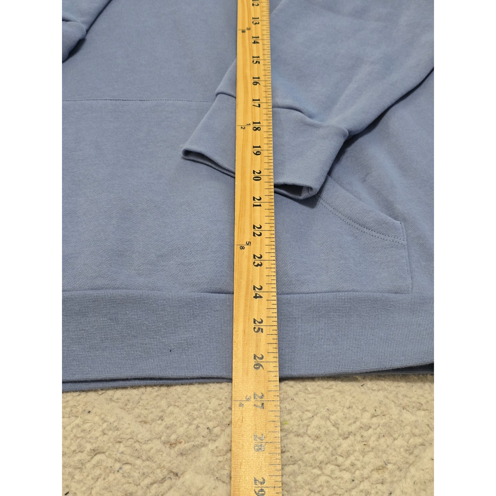 Starfit Cherry Graphic Hoodie Sweatshirt Women Xl Blue Cotton Blend Comfy Casual — image 7 of 8